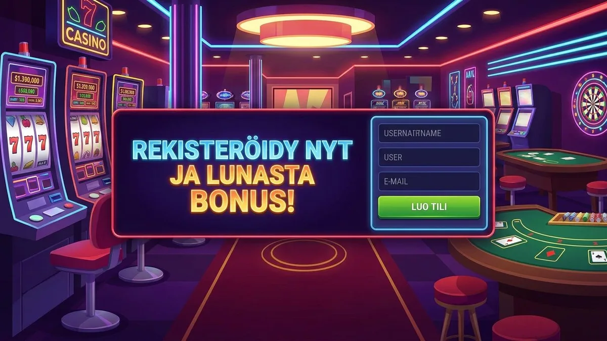 Rekisteröidy bonuksella